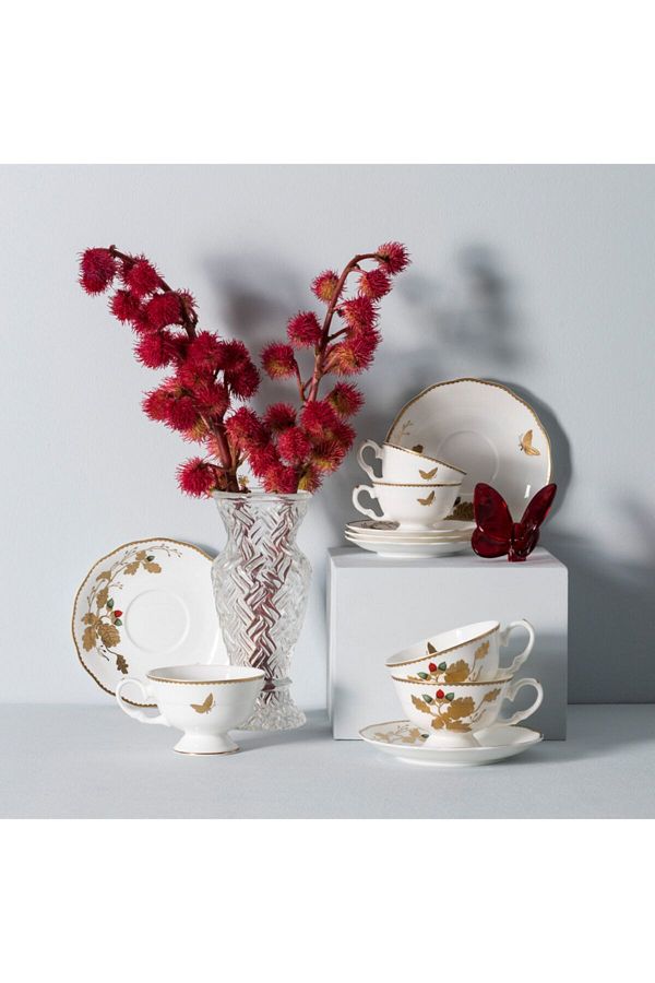 Jumbo-Golden Butterfly 2-Piece Coffee Cup Set - Yni Tsrm718675 1