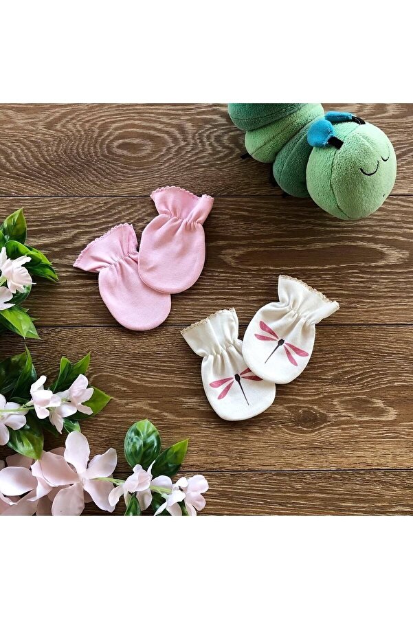 PATSAN Organik Pamuklu 2'li Eldiven Yusufçuk Desen