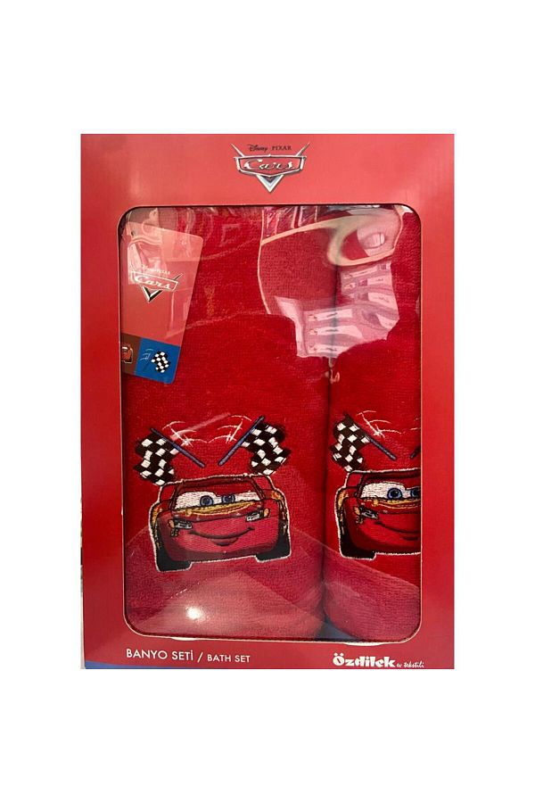 Özdilek-Disney Cars - Mc Queen Red Bathroom Set 1