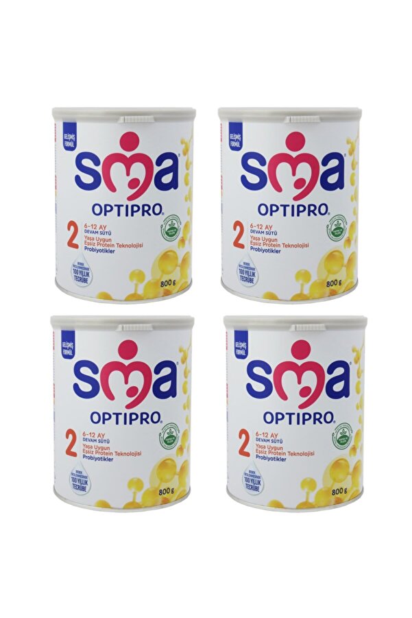 SMA Optipro 2 Devam Sütü 800 gr 4 Adet