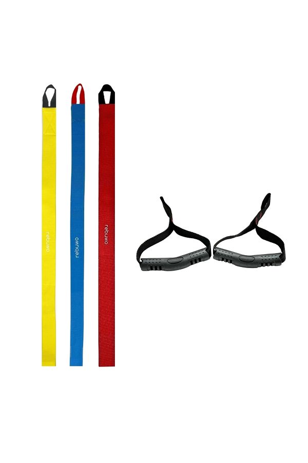 Rebuwo-3 Different Difficulty Level Resistance Bands - Barfix Tire and Pulling Aid Set 1
