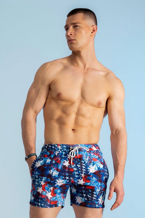 redowl Star Patterned Stylish Swim Shorts Trendyol