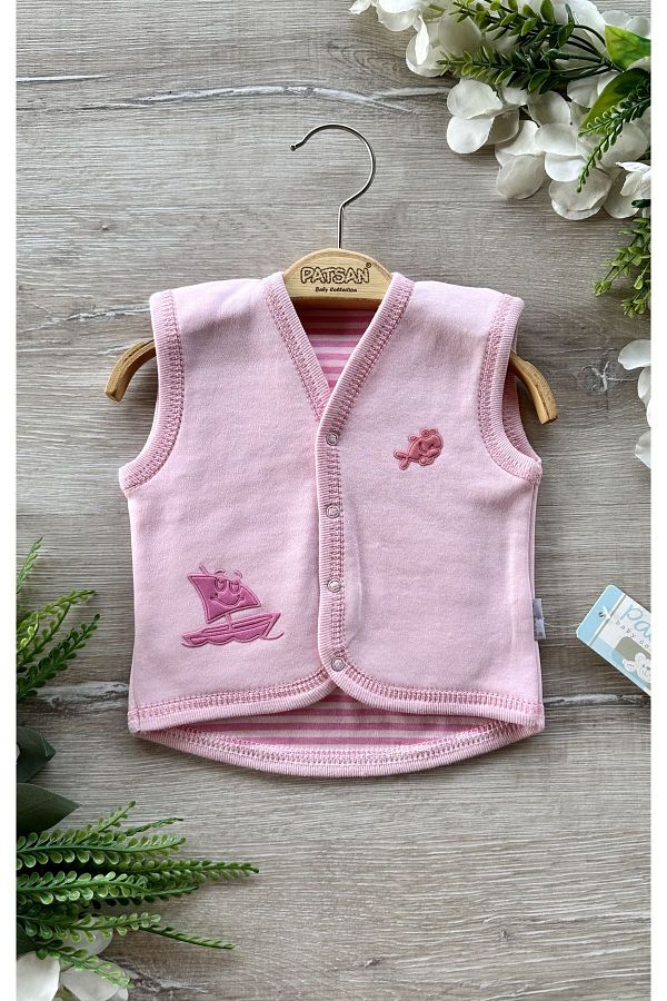 Striped baby vest top