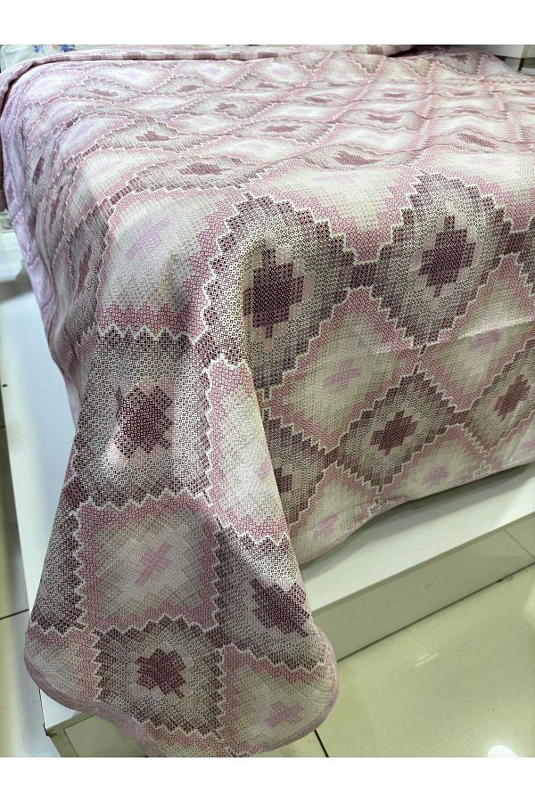 ŞENER HOME-Canvas Pattern Printed 150x240 CmSingle Single Pike - Lilac 1