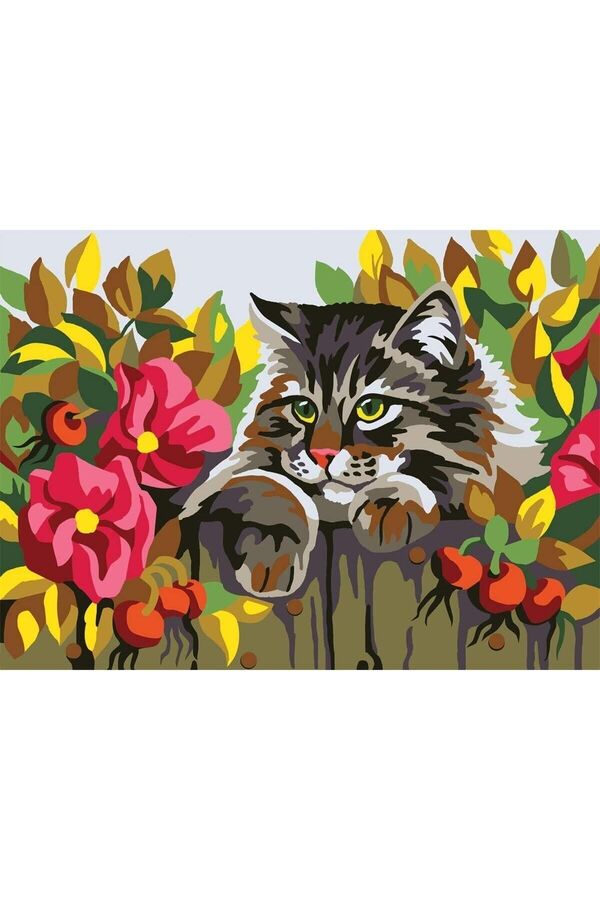 collection d'art-30*40 Cm Canvas Printed Tapestry with String 1