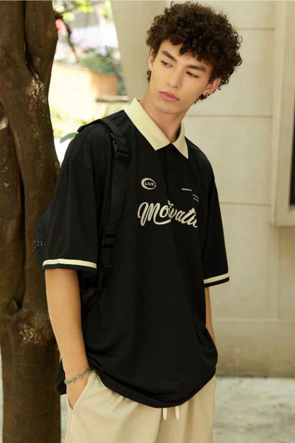 SELF CONTROL-SC Motivation - Oversize Modern Design with Polo Collar 1