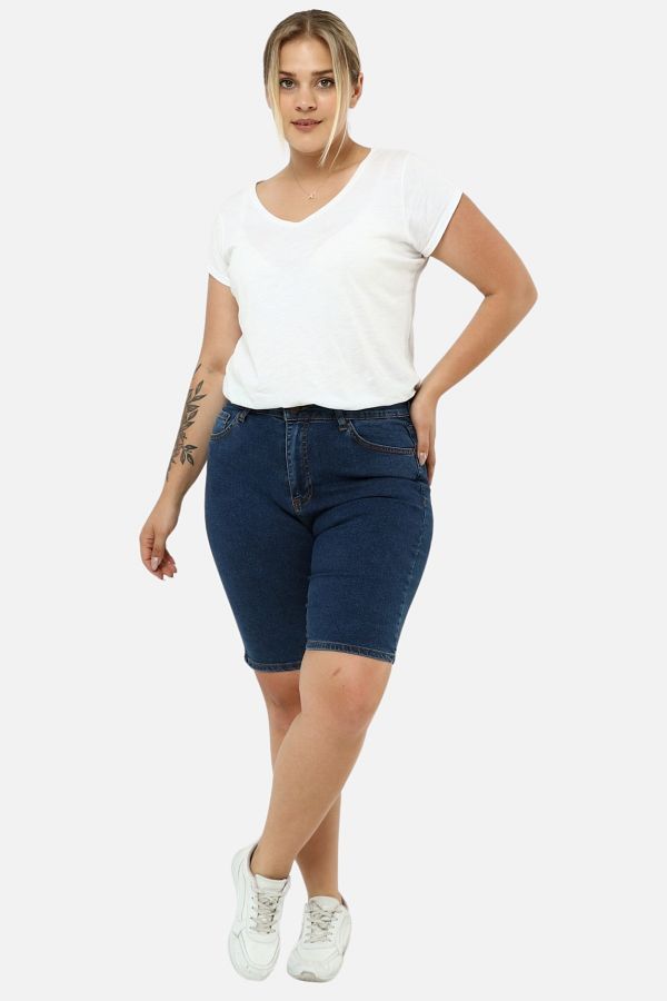 Short en jean large clearance