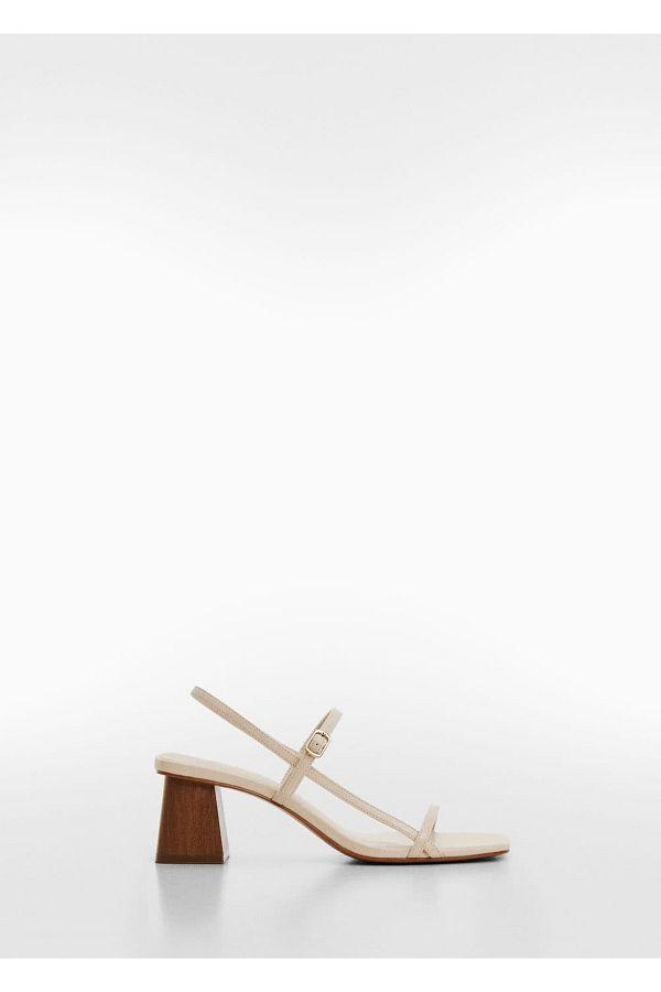 MANGO Block Heel Sandals Trendyol