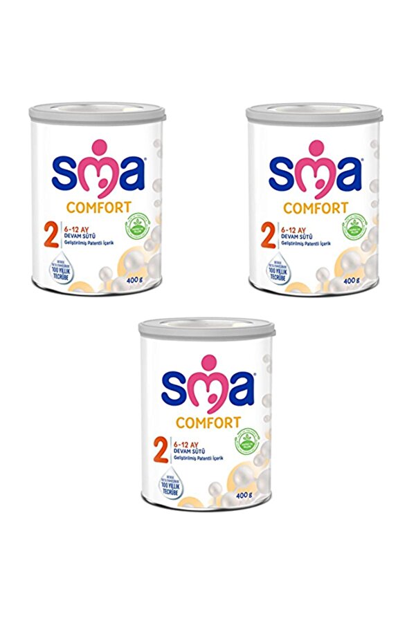 SMA COMFORT 2 Numara 400 GR 6-12 Ay 3`lü Avantaj Paketi (1200GR)