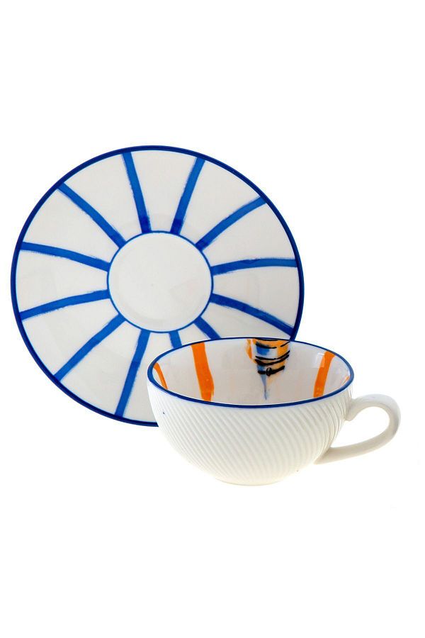 Jumbo-Coral Reef 6-Piece Coffee Cup Set 1