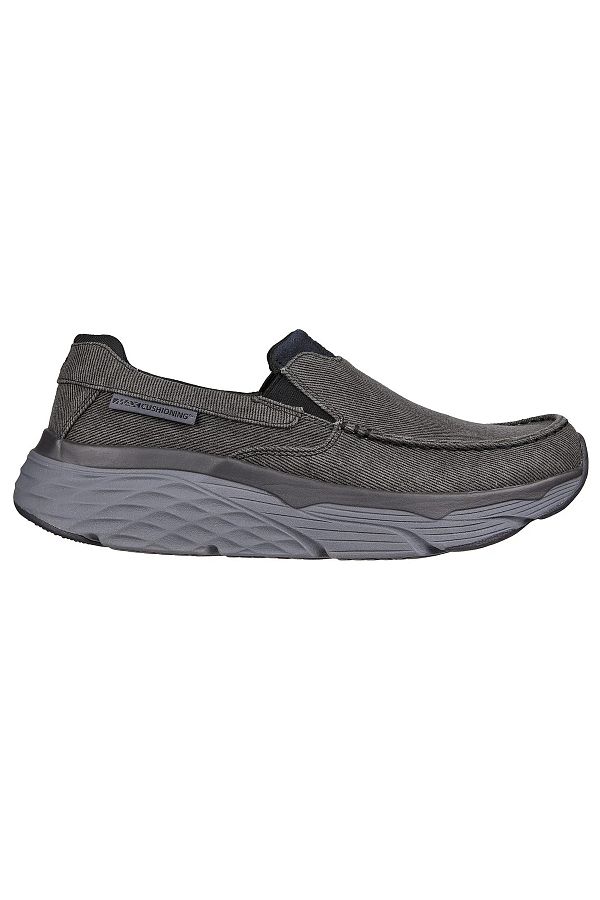 SKECHERS-204301-BLK Max Cushioning Calver Men's Sneaker - Smoked Fabric 1