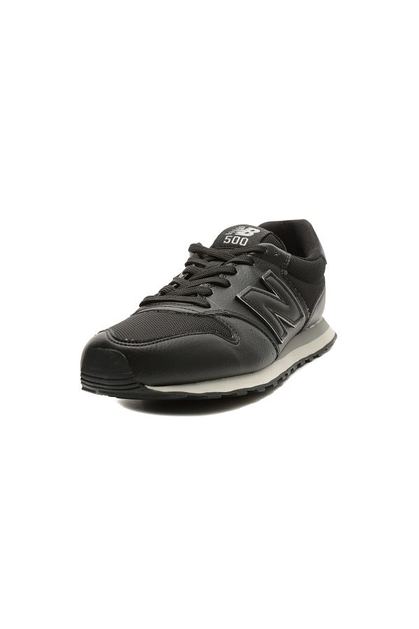New balance 500 black leather new arrivals