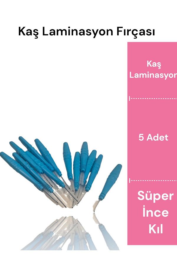 Lush Studio-Green Blue Eyelash Lifting and Eyebrow Lamination Brush - 5 Combing and Application Applicators 1