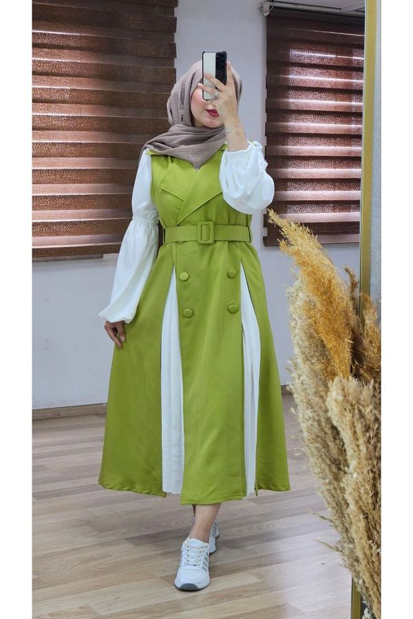 MERRY ME Women s Stylish Hijab Dress Balloon Sleeve Trendyol
