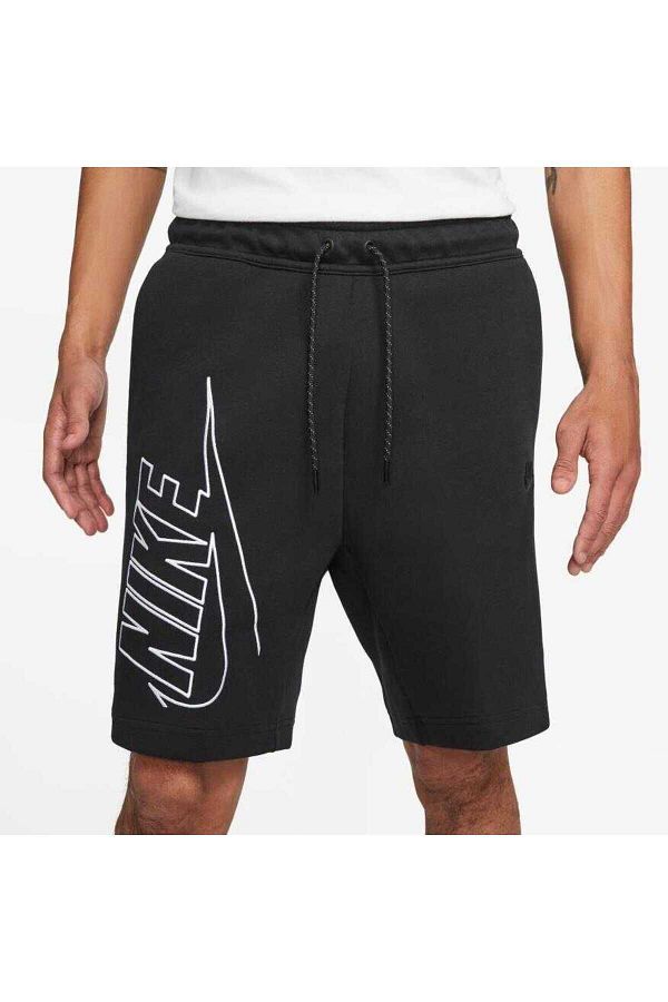 Nike tech fleece shorts black cheap