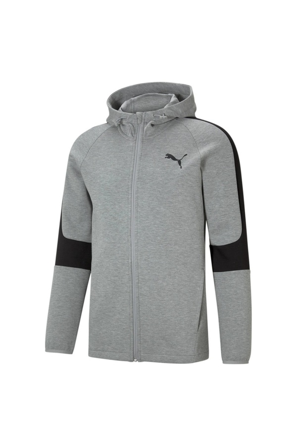 Puma-Mikina Erkek Koyu Gri 585812-07 Evostrıpe Core Fz Hoodie 1