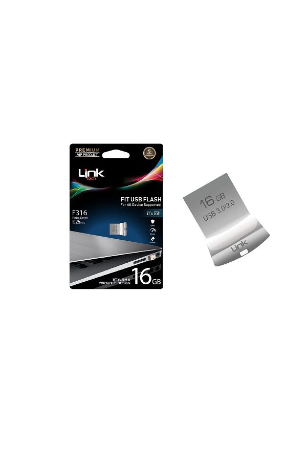 Linktech-ذاكرة فلاش USB معدنية فاخرة بسعة 16 جيجابايت بسرعة 25 ميجابايت/ثانية 1