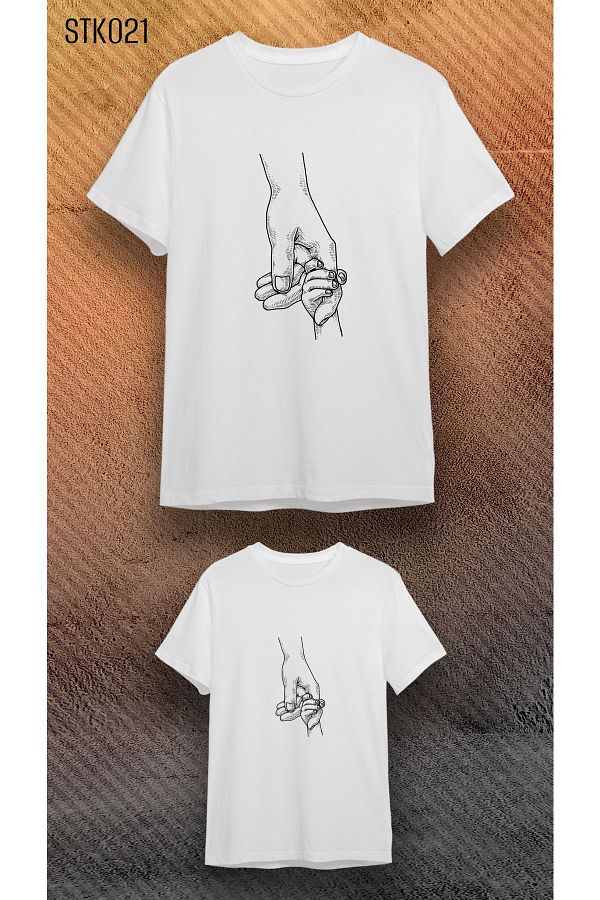 VİZYON İKRA-Family Children's Combination T-Shirt - Father's Day T-Shirt - Single Piece Price 1