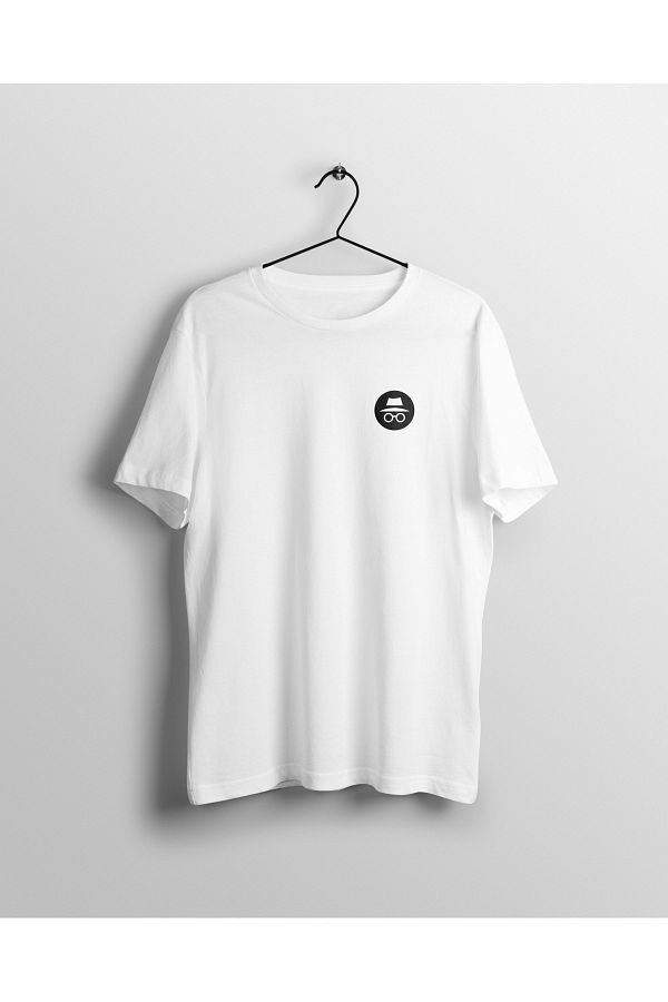 YEACHY White Google Chrome Hidden Tab Printed T Shirt Trendyol