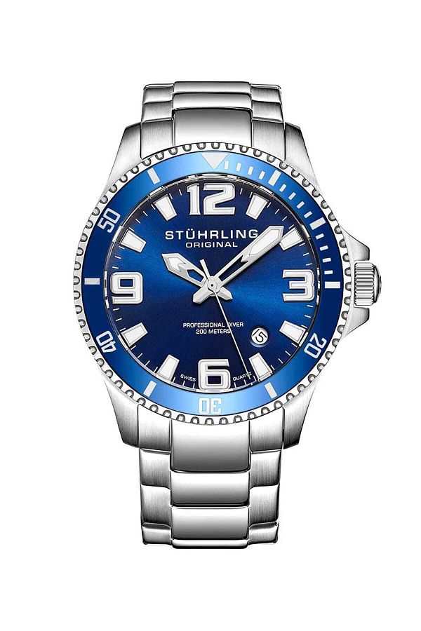Stuhrling mens professional dive watch new arrivals
