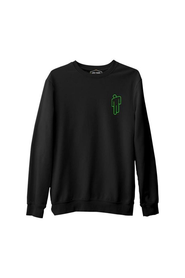 Lord T Shirt Billie Eilish Blohsh Logo Black Men s Thick Sweatshirt Trendyol