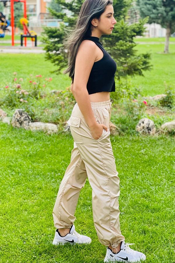 Girls Kids High Waist Baggy Sweatpants Casual