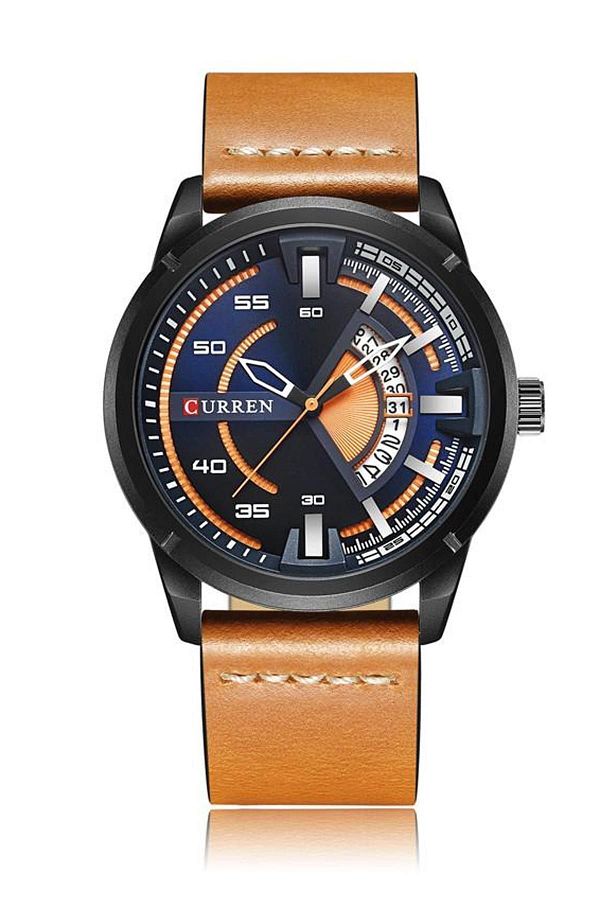 Curren 8298 Calendar Strap Men s Wristwatch Trendyol