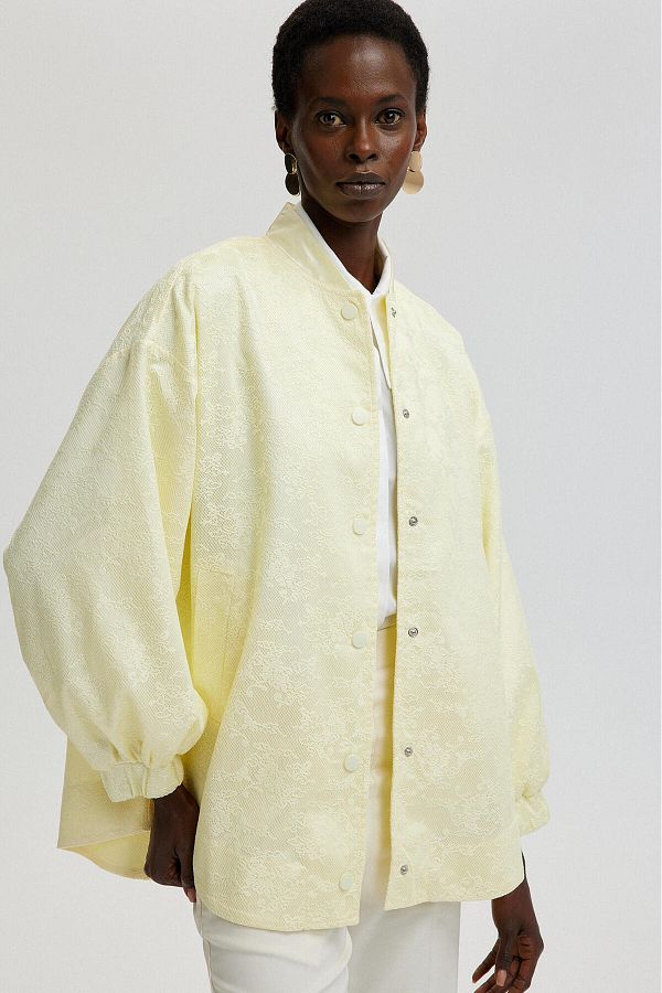 Lace bomber jacket store