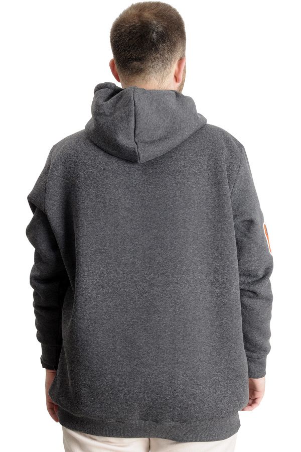 Modexl Men s Sweat Hooded Kangaroo Pocket Homme 23526 Large Size Anthracite Trendyol