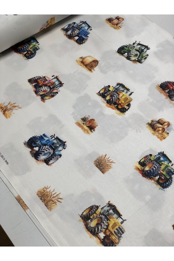 Sefaoğlu tekstil-Poplin Fabric Single Sheet and Pillowcase - Digital Print 1