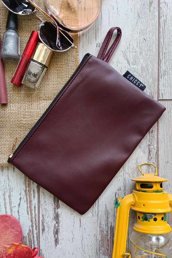 Claret clutch bag online