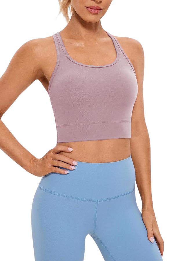 Vio Belle-Racerback Women's Sports Bra - Yoga, Workout, Fitness Cr207 1