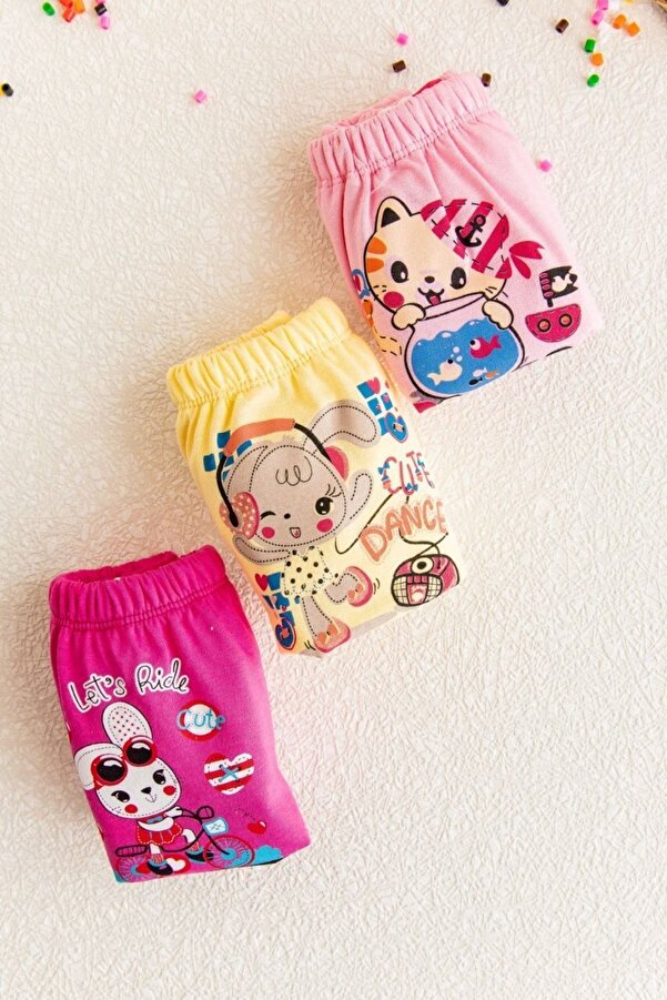 Bebelove Kız Bebek 3'lü Erkek Bebek Alıştırma Külodu