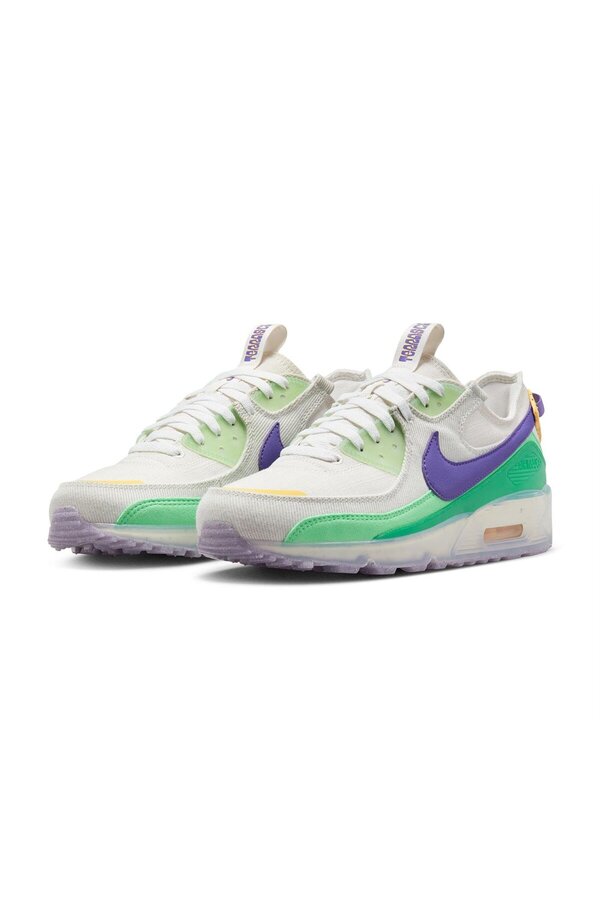 nike air max 90 white green purple
