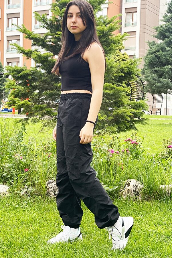 Asortik Kids Children's Unisex Cuffs Elastic Jogger Parachute