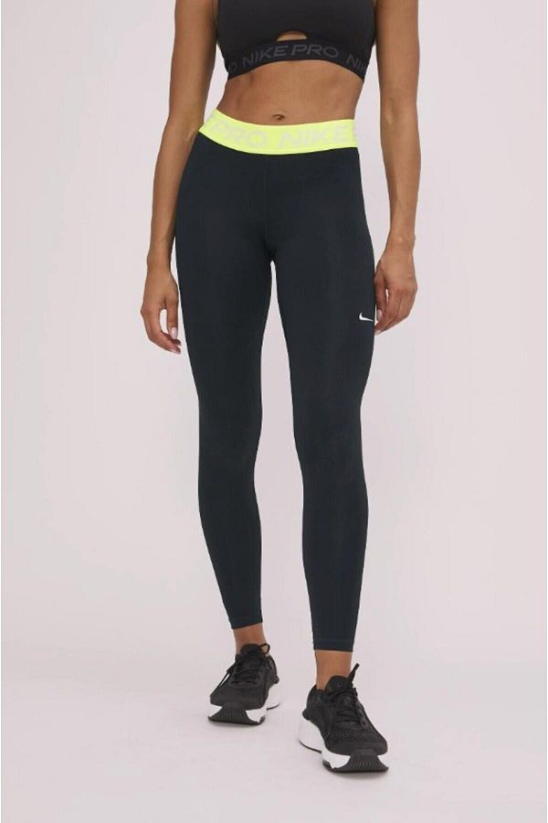 Nike Pro 365 7 8 Black High Waist Mesh Leggings Trendyol