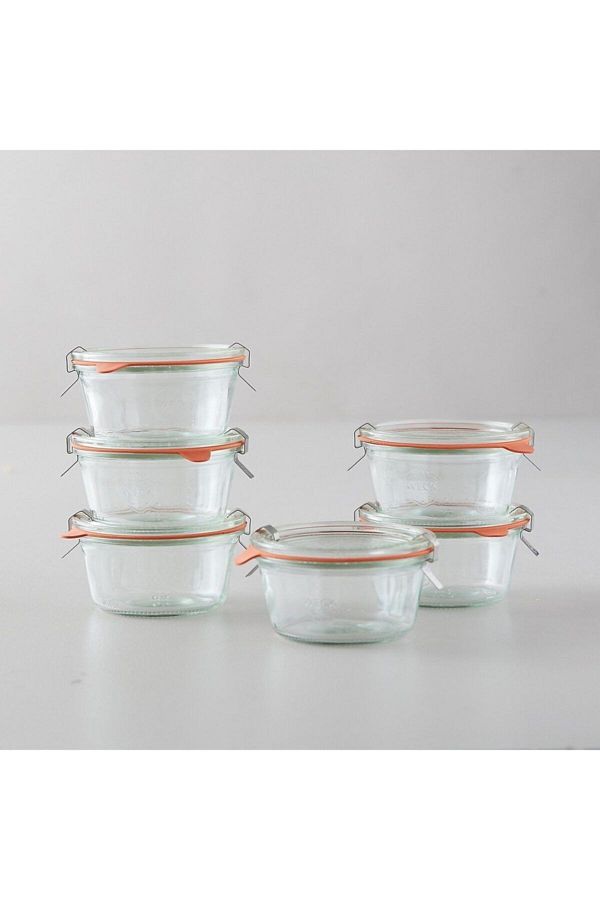 Weck-Mold Short Jar Set (6 Pieces) 740 290 ml 1