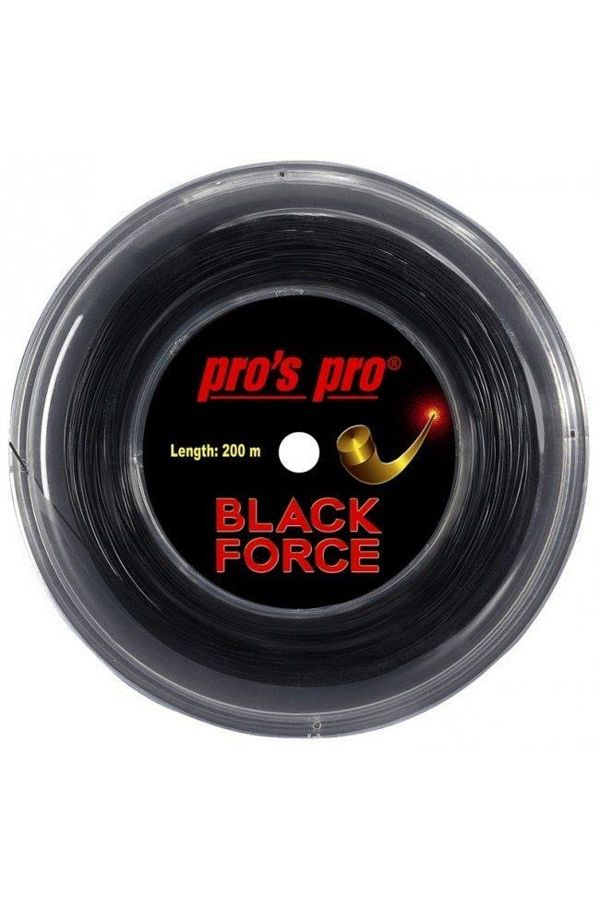 Pro's Pro-Black Force 1.24 200 Meters Tennis Racket Strings For Tournament Players And Professionals 1