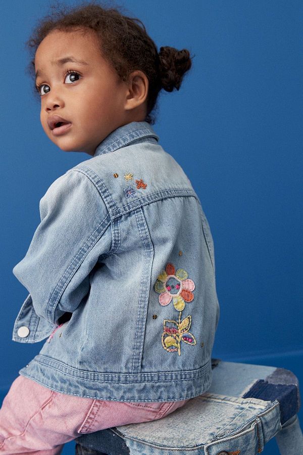 Unicorn blue jean jacket on sale