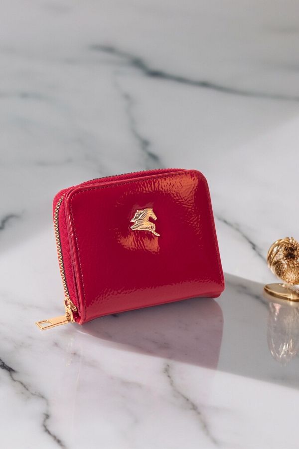 Bright red wallet 2025
