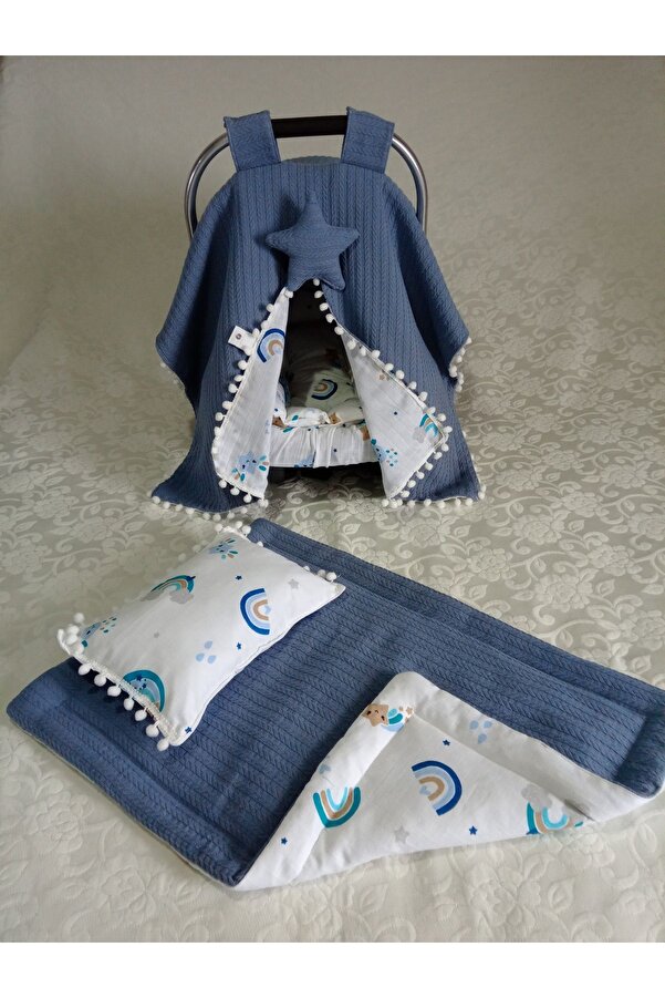 Wenaris ÇİFT TARAFLI Puset örtüsü, Puset minderi, Puset çarşafı VE Altaçma