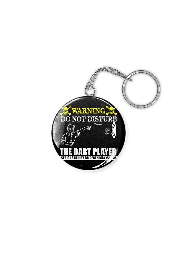 Fizello-The Dart Player Don#8217;t Dısturb Keychain 1