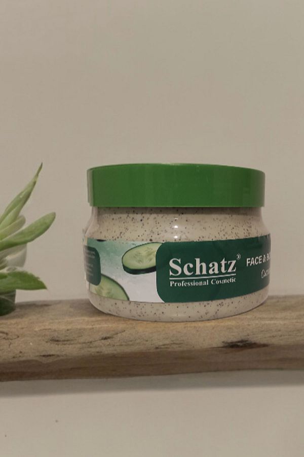 Schatz-350 ml.Cucumber Cucumber Extract Antioxidant Face and Body Scrub 1