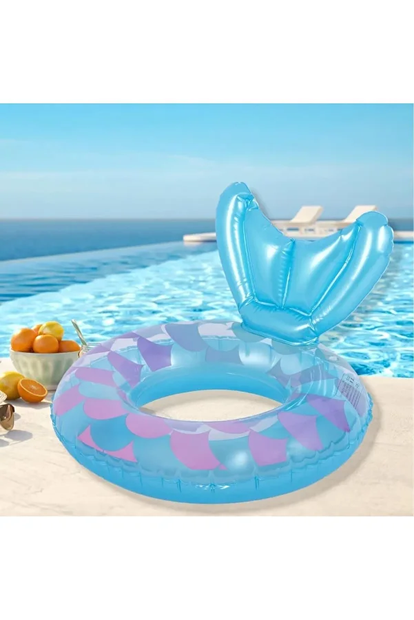TUENGİ STORE-3-6 Years Sea and Pool Kids Ring - Simit Inflatable, 55 Cm 1