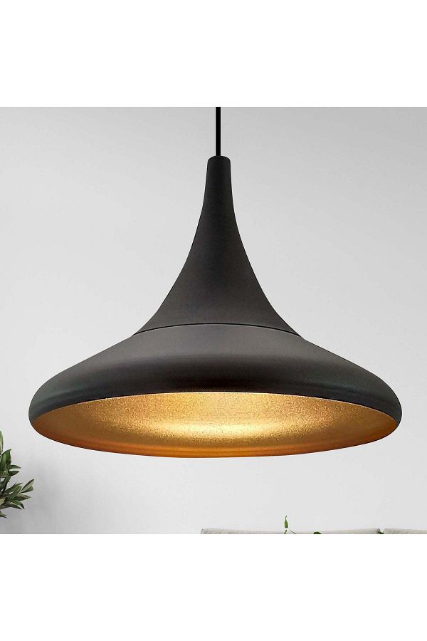 Bamyum-Paladin 35cm Metall Hängelampe - Schwarze Lampe 1