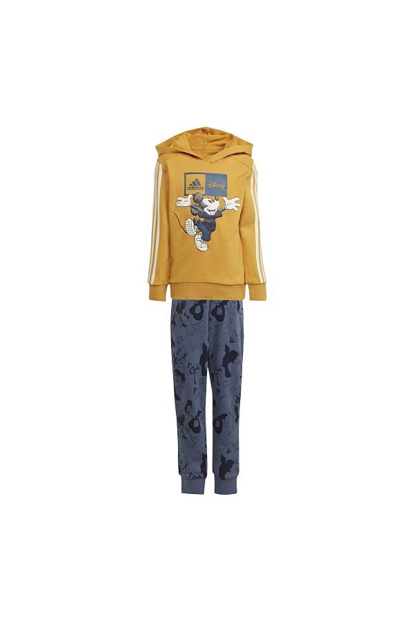Yellow adidas tracksuit kids on sale