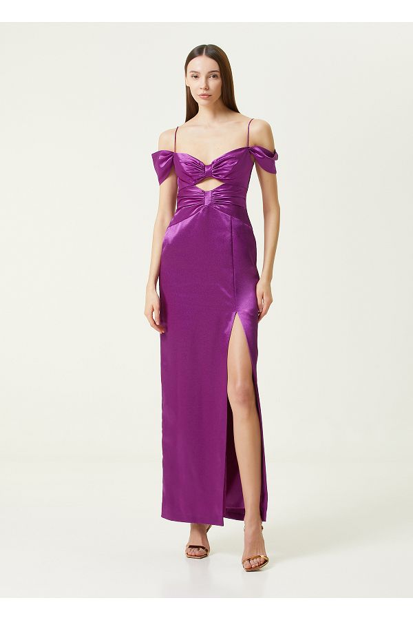 Aidan mattox purple dress online