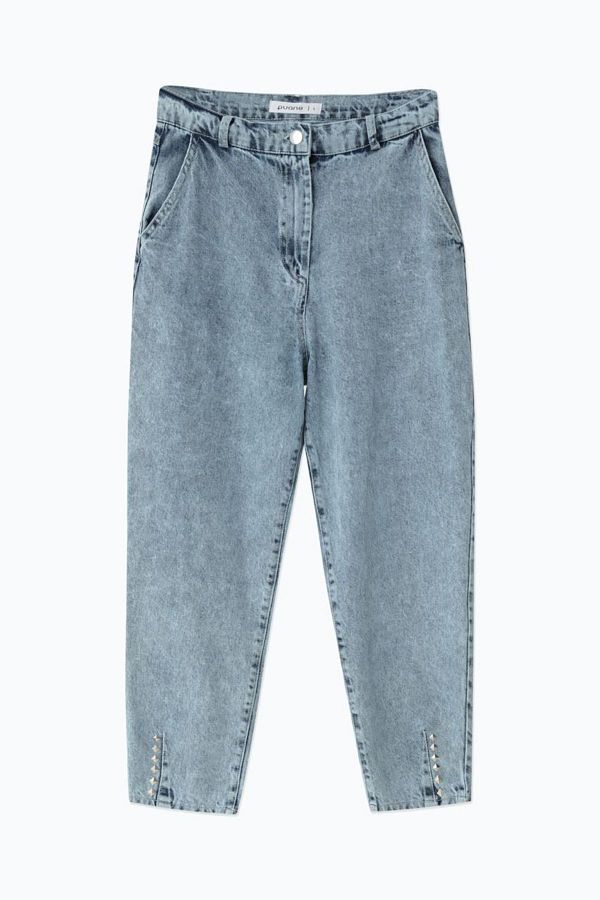 Puane-Lycra Free (Get Patterns Small-1 Size Larger) Ankle Length Jeans with Stapled Legs 18113 1