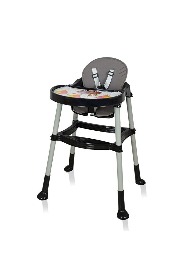 Bebeck Daisy Siyah Mama Sandalyesi Minderli