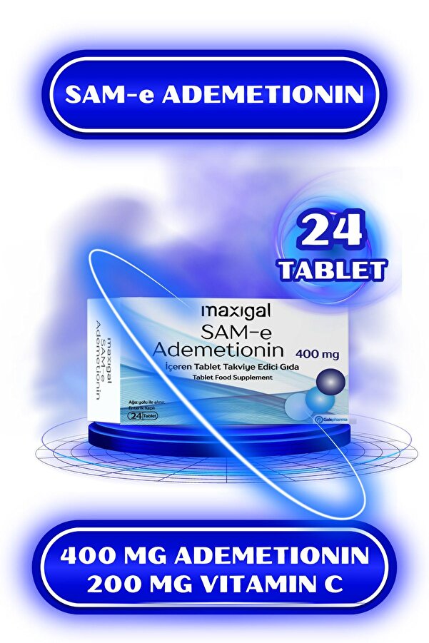 Complément Alimentaire SAM-e 400 Mg - 120 Capsules Double Force - Soutien Humeur, Foie, Articulations